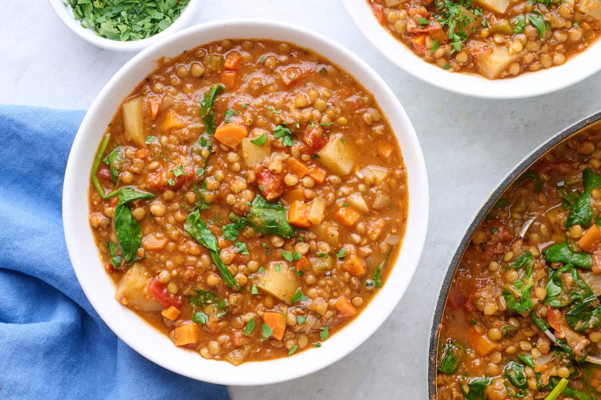 Easy One-Pot Lentil Stew: Simple Pantry Staples for Dinner